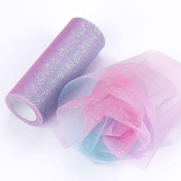 10yard/roll rainbow glitter tulle roll sequin crystal organza sheer fabric diy craft gift tutu skirt home wedding decoration
10yard/roll rainbow glitter tulle roll sequin crystal organza sheer fabric diy craft gift tutu skirt home wedding decoration