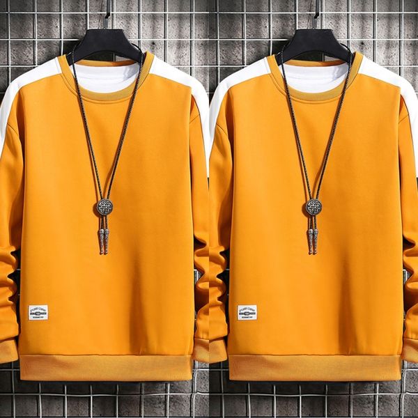 w6x7v men's 2020 new autumn round neck pullover long sleeve korean fashion loose sweatersweater casual sweater men's clothing pull, Black 
w6x7v men's 2020 new autumn round neck pullover long sleeve korean fashion loose sweatersweater casual sweater men's clothing pull, Black