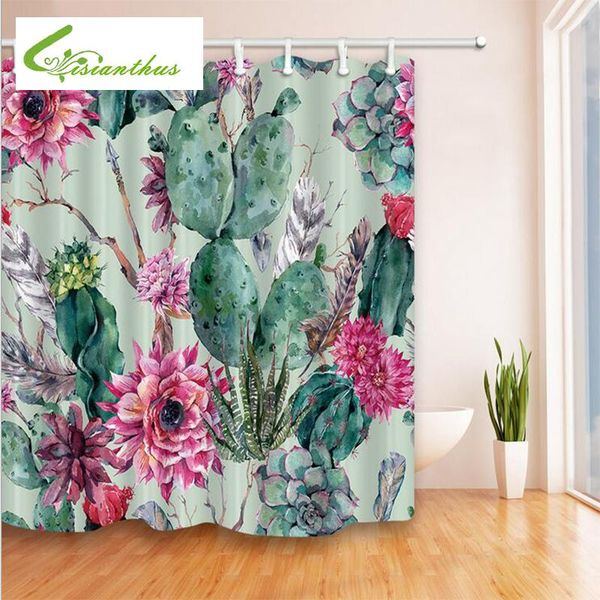 shower curtains cactus flower green plant curtain waterproof mildewproof bathroom polyester thickened products with hook
shower curtains cactus flower green plant curtain waterproof mildewproof bathroom polyester thickened products with hook