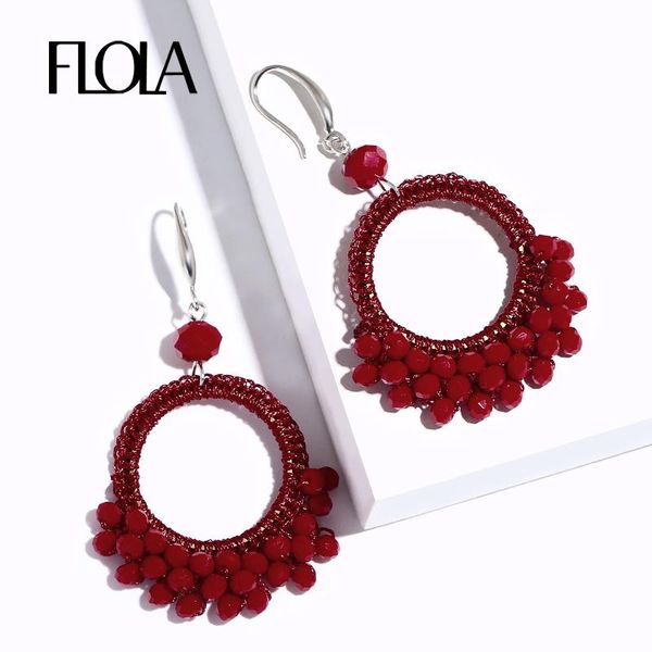dangle & chandelier flola ethnic pandant earrings with crystal beads women red bohemian drop earring retro jewelry vrouw oorbellen ersm66, Silver
dangle & chandelier flola ethnic pandant earrings with crystal beads women red bohemian drop earring retro jewelry vrouw oorbellen ersm66, Silver