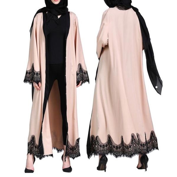 women's trench coats muslim abaya for women lace long sleeve dress with wistbelt islamic turkish clothing djellaba robe cloth, Tan;black
women's trench coats muslim abaya for women lace long sleeve dress with wistbelt islamic turkish clothing djellaba robe cloth, Tan;black