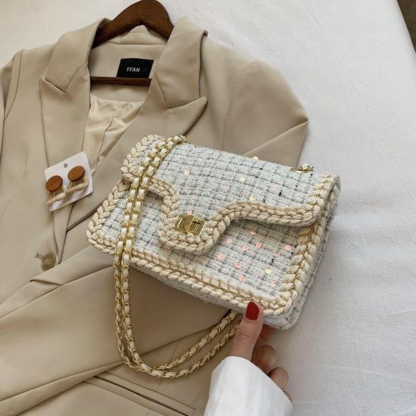 sequins flap crossbody bag 2020 fashion new wool women's designer handbag lock chain shoulder messenger bag
sequins flap crossbody bag 2020 fashion new wool women's designer handbag lock chain shoulder messenger bag