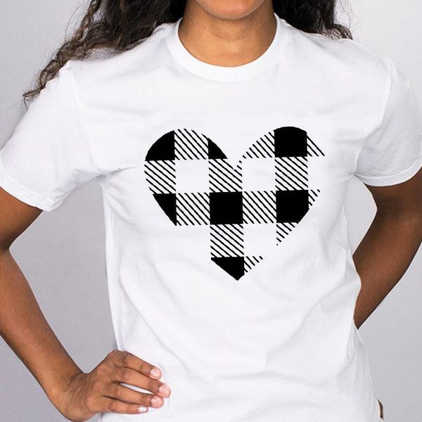 women graphic plaid love heart gift cartoon 90s merry christmas clothes print lady tees clothing female t shirt t-shirt, White
women graphic plaid love heart gift cartoon 90s merry christmas clothes print lady tees clothing female t shirt t-shirt, White