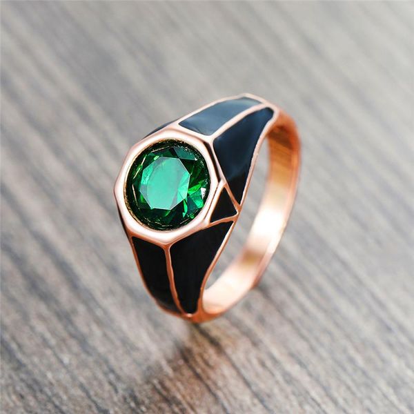 luxury female crystal green round ring minimalist rose gold wedding rings for women vintage bridal black enamel engagement ring, Slivery;golden
luxury female crystal green round ring minimalist rose gold wedding rings for women vintage bridal black enamel engagement ring, Slivery;golden