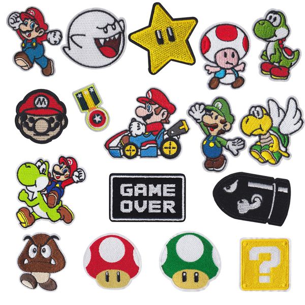 cartoon embroidery iron patches stripes thermo stickers on clothes application fusible clothing anime patch applique
cartoon embroidery iron patches stripes thermo stickers on clothes application fusible clothing anime patch applique