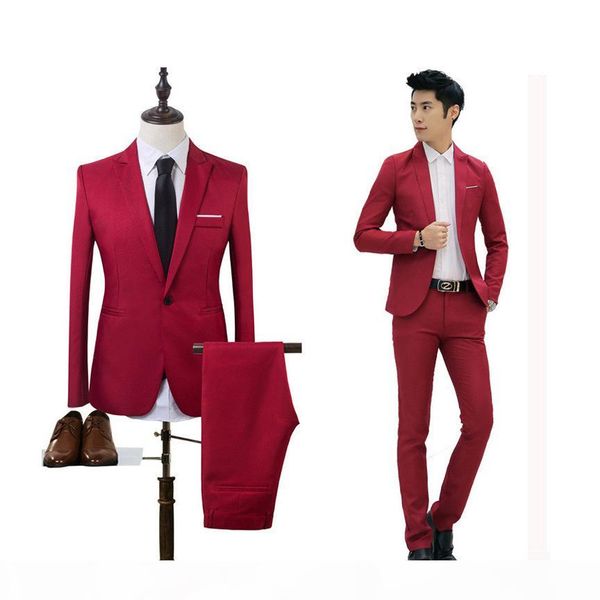 mens blazers fashion wedding suits prom piece groom tuxedos groomsmen suit 2 wholesale supply suit set mens leisure, White;black
