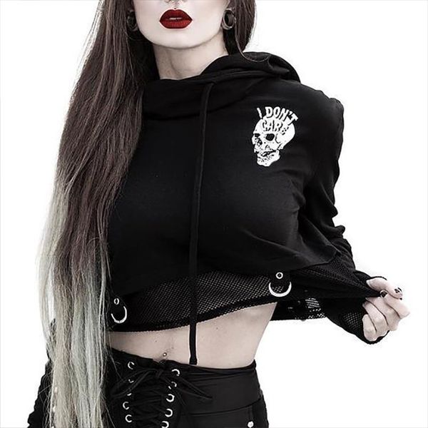 jiezuofang women tracksuit cotton autumn gothic crop hoodies streetwear stitching non mainstream womens sweatshirt drop shipping, Black
jiezuofang women tracksuit cotton autumn gothic crop hoodies streetwear stitching non mainstream womens sweatshirt drop shipping, Black