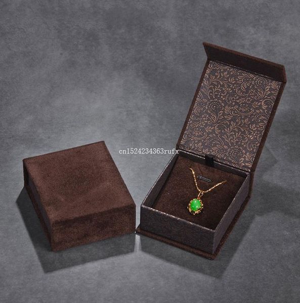 gift wrap 50pcs brown jewelry paper boxes necklace packing velvet box earring ring packaging wholesale
gift wrap 50pcs brown jewelry paper boxes necklace packing velvet box earring ring packaging wholesale