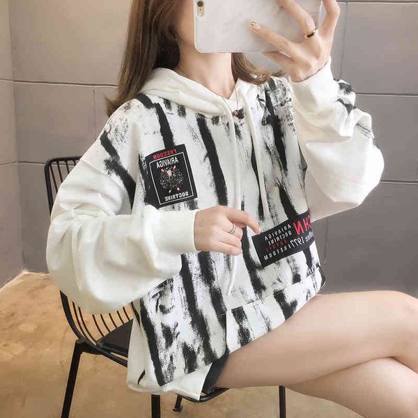 hoodies foreign style loose net red ins tide casual letter women's asymmetric coat 2021 autumn fashion, Black
hoodies foreign style loose net red ins tide casual letter women's asymmetric coat 2021 autumn fashion, Black