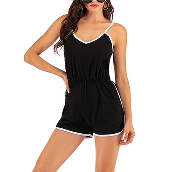 casual black sports short rompers women sleeveless v-neck sling fitness outfits female loose comfort sweat jumpshorts, Black;blue
casual black sports short rompers women sleeveless v-neck sling fitness outfits female loose comfort sweat jumpshorts, Black;blue