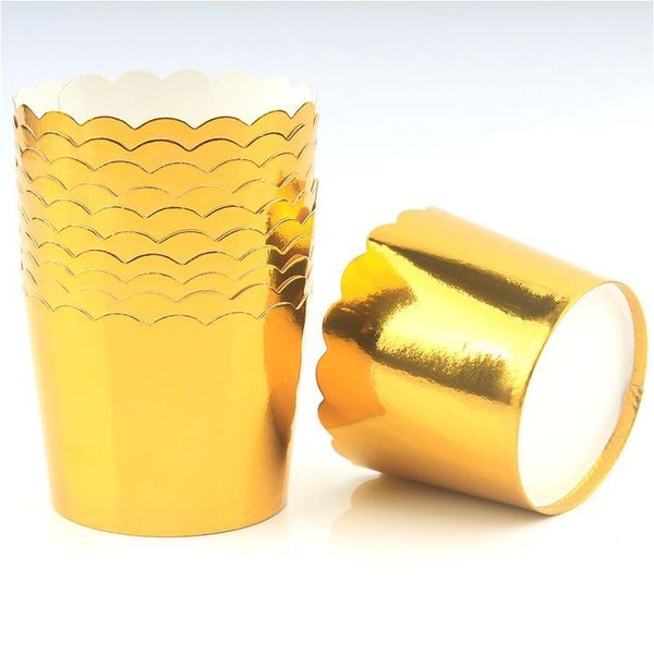 50pcs golden silver muffin cupcakes paper cup oilproof cake mold liner tray wedding caissettes cupcakes paper cases baki qyliwr
50pcs golden silver muffin cupcakes paper cup oilproof cake mold liner tray wedding caissettes cupcakes paper cases baki qyliwr