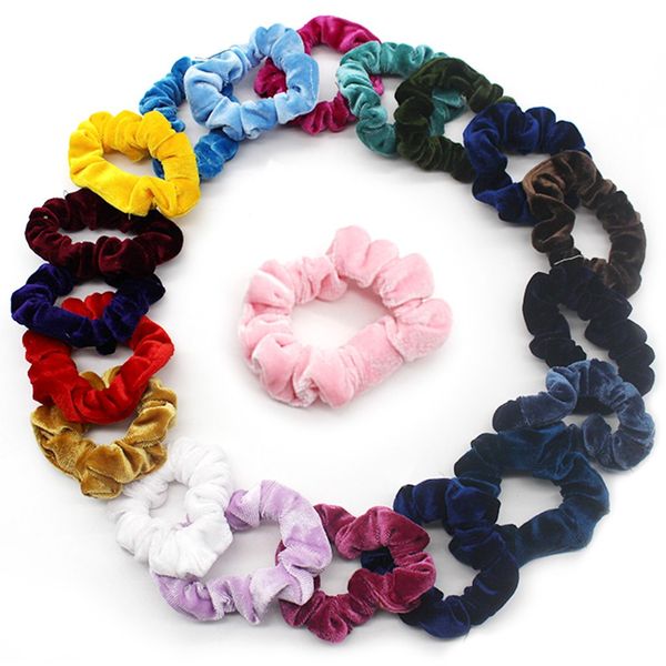 20 pcs colors korea velvet hair scrunchie elastic hair bands solid color women girls headwear ponytail holder accessories
20 pcs colors korea velvet hair scrunchie elastic hair bands solid color women girls headwear ponytail holder accessories