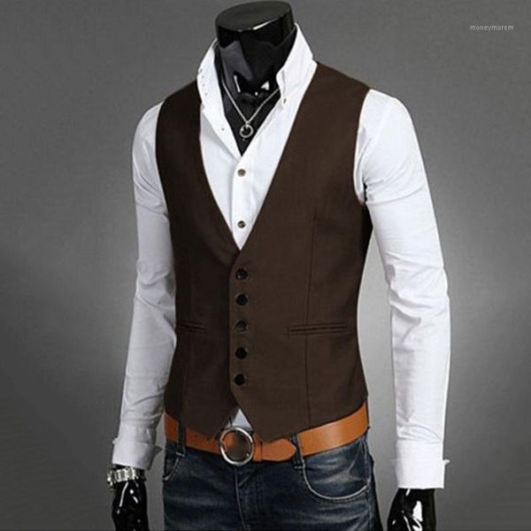 men's vests men single breasted suit vest fashion sleeveless jacket clothing wedding gilet waistcoat blazer chaleco male vest1, Black;white
men's vests men single breasted suit vest fashion sleeveless jacket clothing wedding gilet waistcoat blazer chaleco male vest1, Black;white