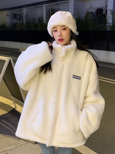 2021 women's lamb coat new jacket loose autumn and winter on sides cotton-quilted clothes 1k3e, Black;brown
2021 women's lamb coat new jacket loose autumn and winter on sides cotton-quilted clothes 1k3e, Black;brown