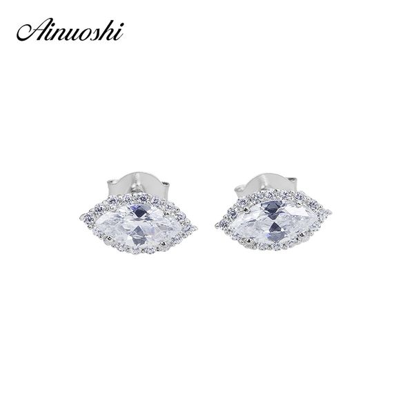 ainuoshi925 sterling silver halo marquise cut earrings for girls cute party stud earring trendy gift white jewelry for women y200107, Golden;silver
ainuoshi925 sterling silver halo marquise cut earrings for girls cute party stud earring trendy gift white jewelry for women y200107, Golden;silver