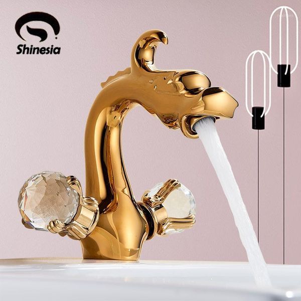 shinesia luxury golden basin faucet dragon carved for bathroom sink vessel special animal shape and cold water mixer tap1
shinesia luxury golden basin faucet dragon carved for bathroom sink vessel special animal shape and cold water mixer tap1