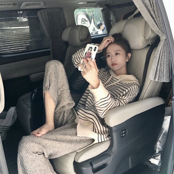 2020 autumn sweater wide leg pants and winter new leisure loose show thin net red foreign style striped sweater knitted wide leg pants two p, Gray
2020 autumn sweater wide leg pants and winter new leisure loose show thin net red foreign style striped sweater knitted wide leg pants two p, Gray