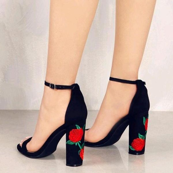 sandals suede shoes woman sandal embroider high heel women ethnic flower floral party plus size zapatos mujer tyh78, Black
sandals suede shoes woman sandal embroider high heel women ethnic flower floral party plus size zapatos mujer tyh78, Black