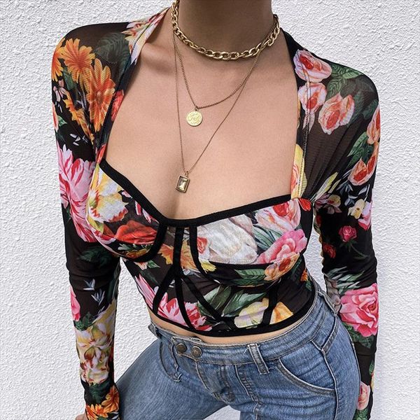 hirigin new fashion womens street floral printed casual short female flower long sleeve blouses ladies v neck shirts, White
hirigin new fashion womens street floral printed casual short female flower long sleeve blouses ladies v neck shirts, White