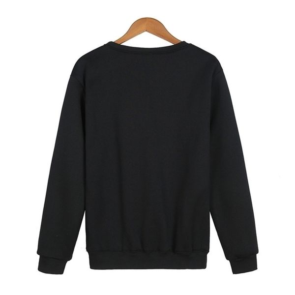 100% cotton men sweatshirts-08 220307, Black