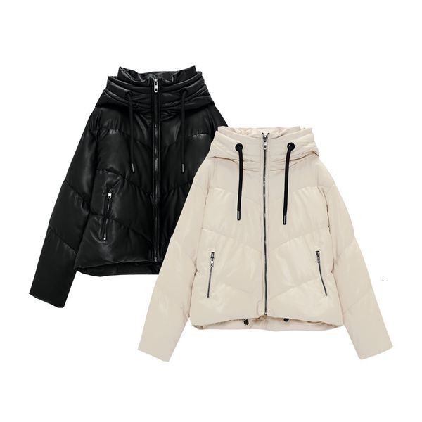 2021 new winter women in hoods black false leather female thick cotton warm women's short windowless jacket outwear l8yj
2021 new winter women in hoods black false leather female thick cotton warm women's short windowless jacket outwear l8yj