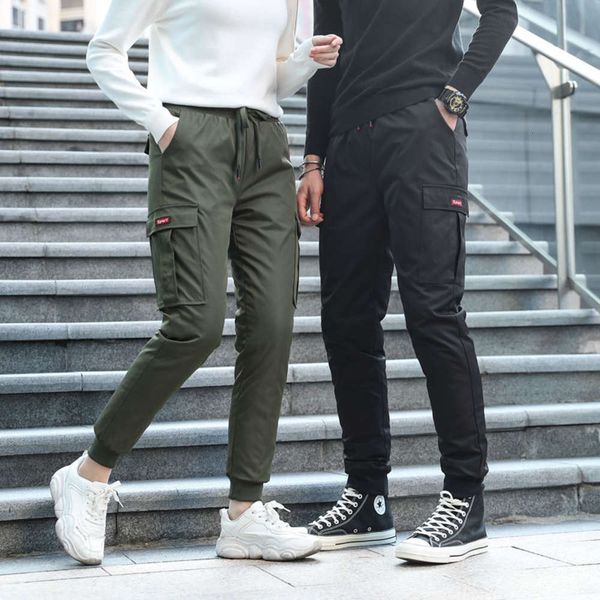 new down trousers for men and women, Black;white