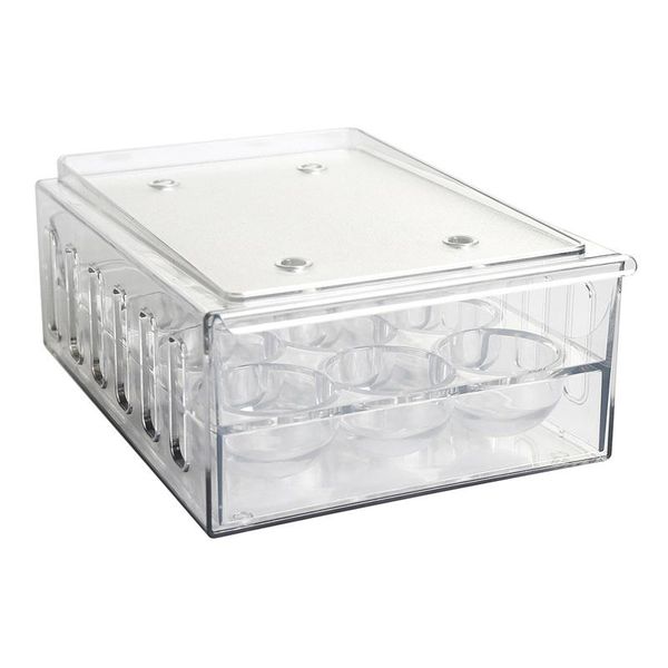 storage bottles & jars 12 grid eggs box dustproof home kitchen tray stackable holder transparent fresh container refrigerator drawer-type
storage bottles & jars 12 grid eggs box dustproof home kitchen tray stackable holder transparent fresh container refrigerator drawer-type