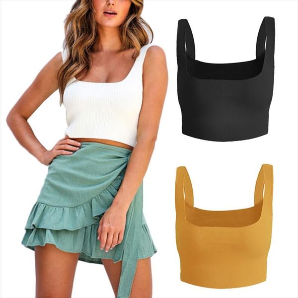 2020 women streetwear solid strappy tanks vest crop summer sleeveless knitted tanks beach women sports tank, White
2020 women streetwear solid strappy tanks vest crop summer sleeveless knitted tanks beach women sports tank, White