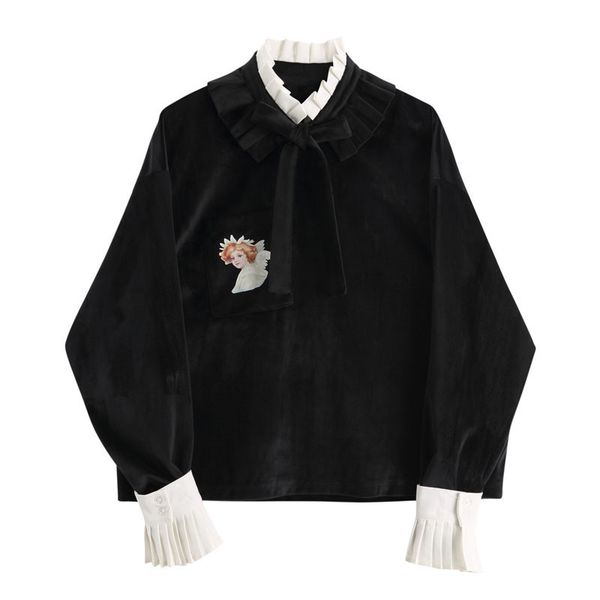 2021 New Back Flare Sleeves Female Autumn Top Printing Angle Designed Detachable Collar Plied with Fists All-match Shirts 0HTV, White
2021 New Back Flare Sleeves Female Autumn Top Printing Angle Designed Detachable Collar Plied with Fists All-match Shirts 0HTV, White