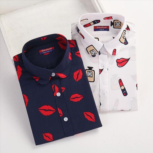 dioufond white navy губы печати женщины блузы с длинным рукавом дамы офис блузка рубашка повседневный кнопки вниз blusa spring
dioufond white navy губы печати женщины блузы с длинным рукавом дамы офис блузка рубашка повседневный кнопки вниз blusa spring