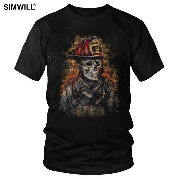 sport vintage skull firefighter t-shirt men short sleeved rescue the fire hero tshirt novelty design t shirt gift tee merchandise
sport vintage skull firefighter t-shirt men short sleeved rescue the fire hero tshirt novelty design t shirt gift tee merchandise