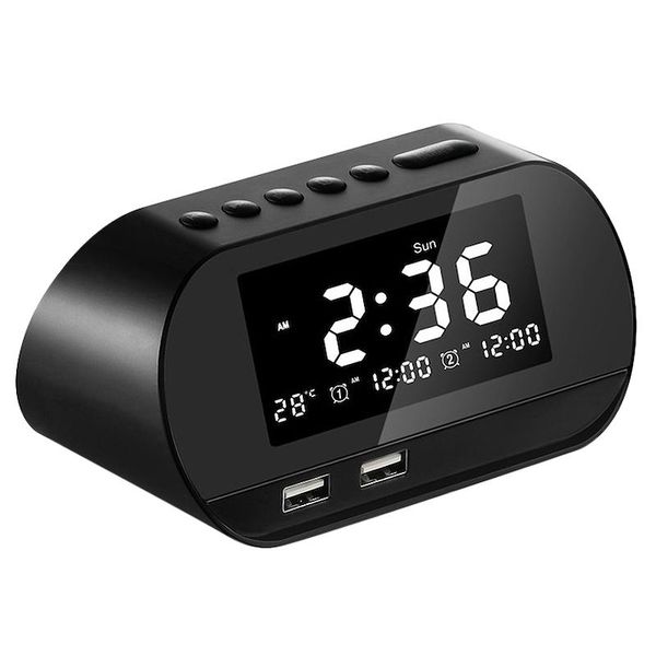 digital alarm clock,alarm clock with fm radio and usb charging interface,calendar/temperature display black
digital alarm clock,alarm clock with fm radio and usb charging interface,calendar/temperature display black