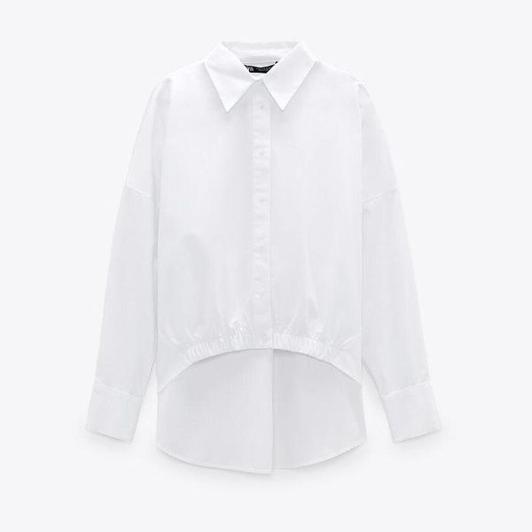 women's blouses & shirts deat 2021 spring autumn fashion tide turn-down collar solid color single-breasted long sleeve elegant women sh, White
women's blouses & shirts deat 2021 spring autumn fashion tide turn-down collar solid color single-breasted long sleeve elegant women sh, White