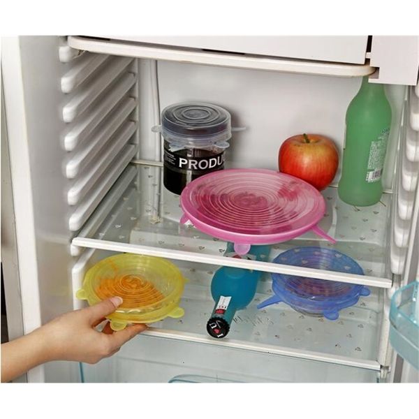 suction 1 lids set pot silicone stretch 6pcs/set food grade fresh keeping wrap seal lid pan cover kitchen tools accessories
suction 1 lids set pot silicone stretch 6pcs/set food grade fresh keeping wrap seal lid pan cover kitchen tools accessories