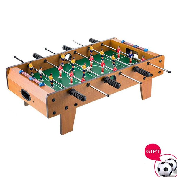 Wooden Children Tablefoosball Table Football Machine Double Christmas Gift Toy Boy Entertainment Bar Games Table 51cm
