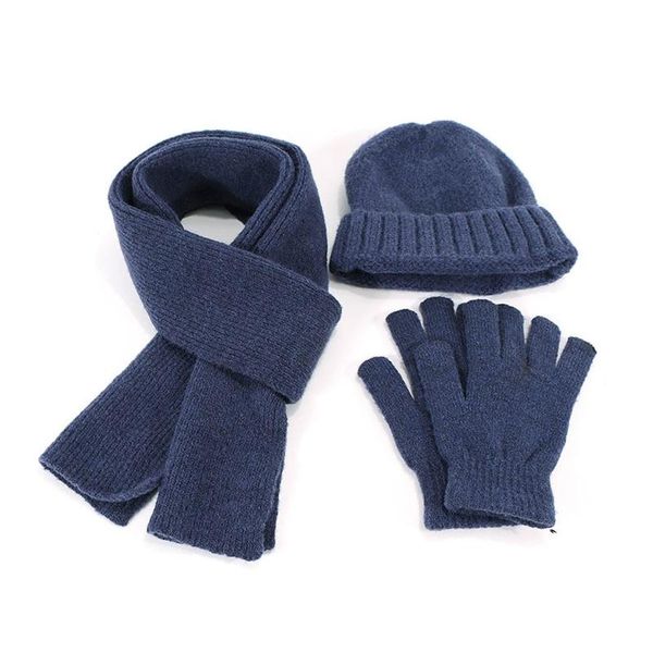 winter 3pcs beanie hat long scarf gloves set solid color knitted warmer 517d, Blue;gray
winter 3pcs beanie hat long scarf gloves set solid color knitted warmer 517d, Blue;gray