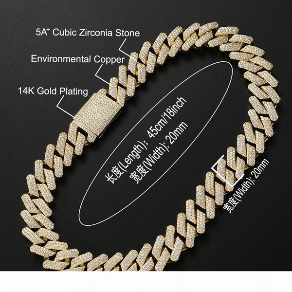 20mm big wide hip hop cz stone paved bling iced out square cuban miami link chain chokers necklace for men rapper jewelry, Silver
20mm big wide hip hop cz stone paved bling iced out square cuban miami link chain chokers necklace for men rapper jewelry, Silver