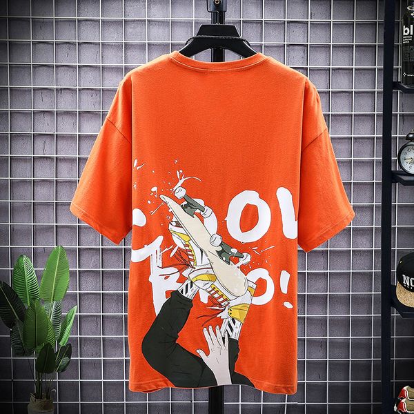 man's t-shirt summer anime cotton oversized hip hop japanese streetwear harajuku tshirt male t shirt men, White;black
man's t-shirt summer anime cotton oversized hip hop japanese streetwear harajuku tshirt male t shirt men, White;black