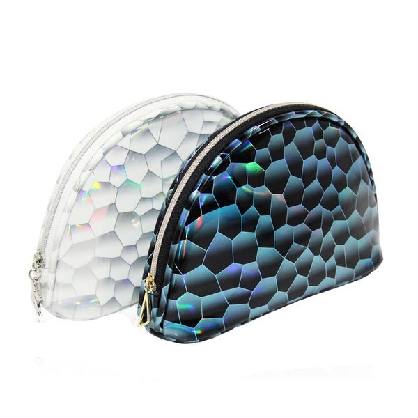 2020 new designer shell cosmetic bag fashion beauty storage handbag creative semicircle rhombus pvc cosmetic bag
2020 new designer shell cosmetic bag fashion beauty storage handbag creative semicircle rhombus pvc cosmetic bag