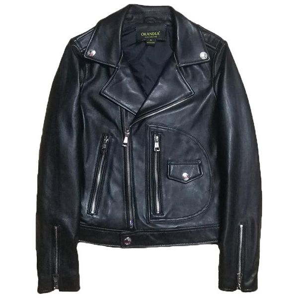women's leather & faux real genuine jacket women clothes 2021 sheepskin coat korean vintage spring autumn coats plus size zt2262, Black
women's leather & faux real genuine jacket women clothes 2021 sheepskin coat korean vintage spring autumn coats plus size zt2262, Black
