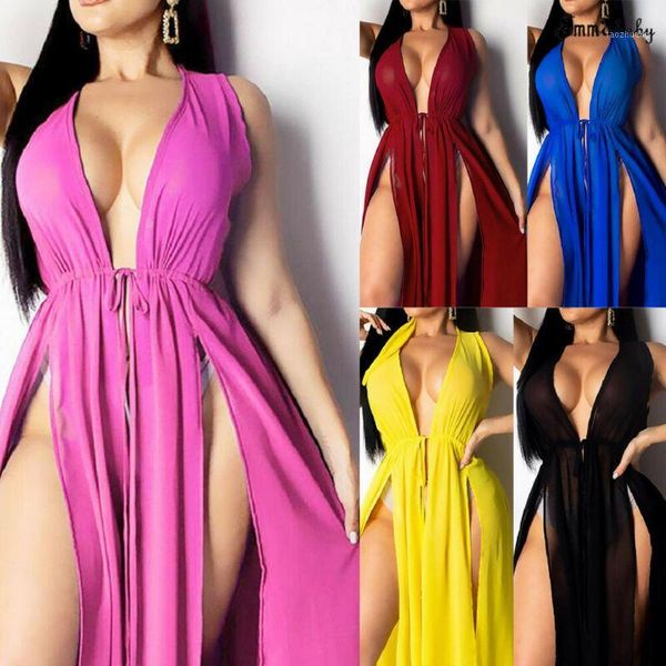 plus size xxl bikini cover-up black long dresses tank sleeve summer boho beach sashes split tunic swimsuit cover ups sarongs1, White;black
plus size xxl bikini cover-up black long dresses tank sleeve summer boho beach sashes split tunic swimsuit cover ups sarongs1, White;black