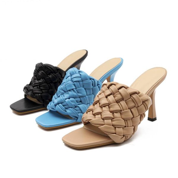 new hand woven sandals female high-heeled open toe square toe stiletto comfortable sandals flip flops beach shoes, Black
new hand woven sandals female high-heeled open toe square toe stiletto comfortable sandals flip flops beach shoes, Black