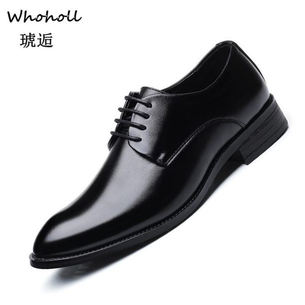 whoholl men wedding shoes microfiber leather formal business pointed toe for man dress shoes men's oxford flats plus size 39-48, Black
whoholl men wedding shoes microfiber leather formal business pointed toe for man dress shoes men's oxford flats plus size 39-48, Black