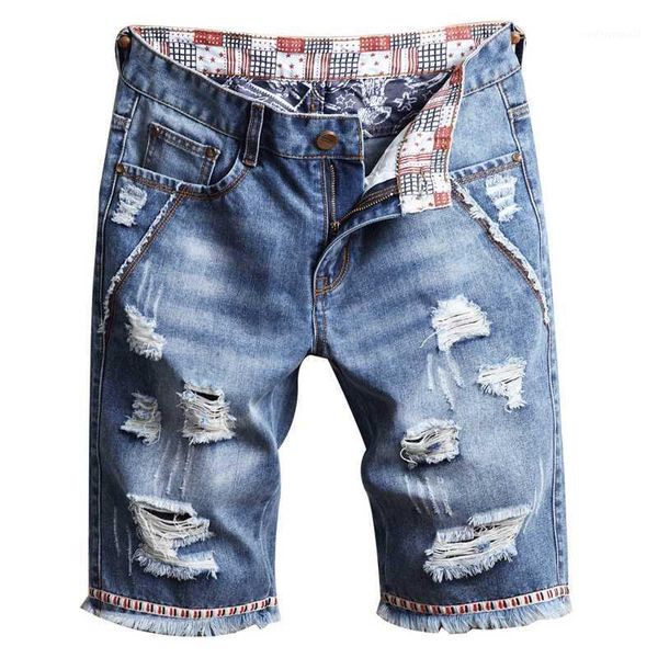 men's jeans sokotoo men's summer holes ripped fringe denim shorts casual knee length blue capri1
men's jeans sokotoo men's summer holes ripped fringe denim shorts casual knee length blue capri1