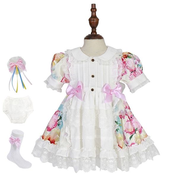 4pcs baby girl summer flower girl vintage spanish lolita princess england ball gown dress for girl birthday party t200709, Red;yellow
4pcs baby girl summer flower girl vintage spanish lolita princess england ball gown dress for girl birthday party t200709, Red;yellow