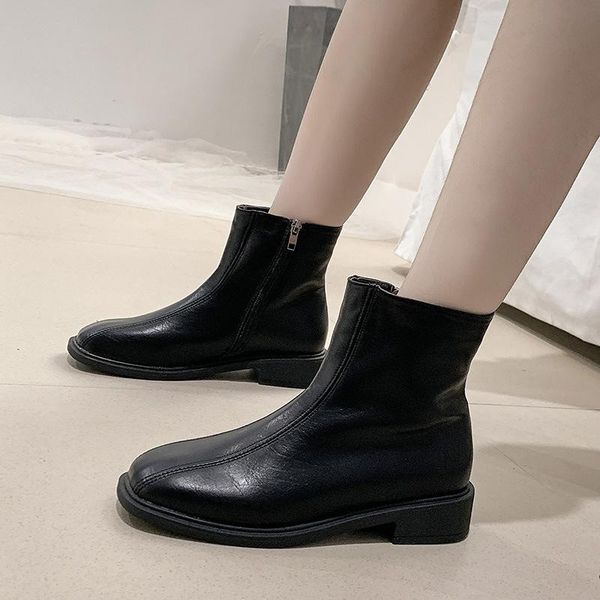 thin short boots women's autumn & winter chunky-heel square head fleece lining bla martin boots fashio lady shoes -40, Black
thin short boots women's autumn & winter chunky-heel square head fleece lining bla martin boots fashio lady shoes -40, Black