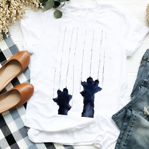 смешные кошка paw print t рубашка женщины с коротким рукавом o шея свободная футболка женские футболки женские топы женская одежда camisetas, White
смешные кошка paw print t рубашка женщины с коротким рукавом o шея свободная футболка женские футболки женские топы женская одежда camisetas, White