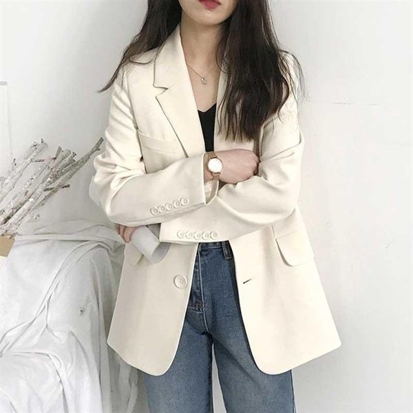 elegant notched collar bright color women blazer 2020 single breasted female jacket outwear full sleeve office ladies blaser1, White;black
elegant notched collar bright color women blazer 2020 single breasted female jacket outwear full sleeve office ladies blaser1, White;black