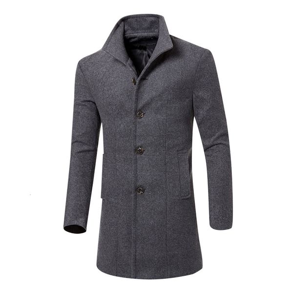 2021 new winter coating men of korea warm coat long outwear button mainly wool blends yy88, Black
2021 new winter coating men of korea warm coat long outwear button mainly wool blends yy88, Black