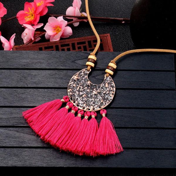 2021 European and American New Leather Chain Necklace Boho Wild Geometric Round Fringe Necklace Jewelry Women Pendant, Silver
2021 European and American New Leather Chain Necklace Boho Wild Geometric Round Fringe Necklace Jewelry Women Pendant, Silver